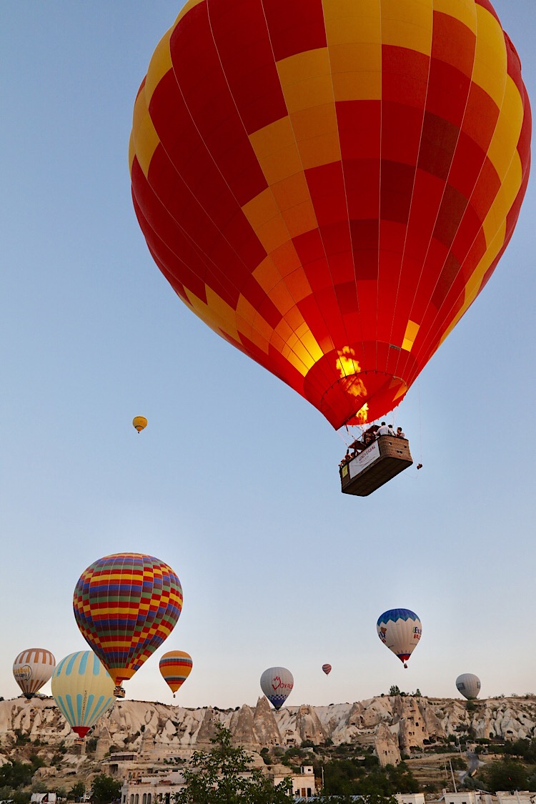 Hot air balloons, Goreme, Cappadocia